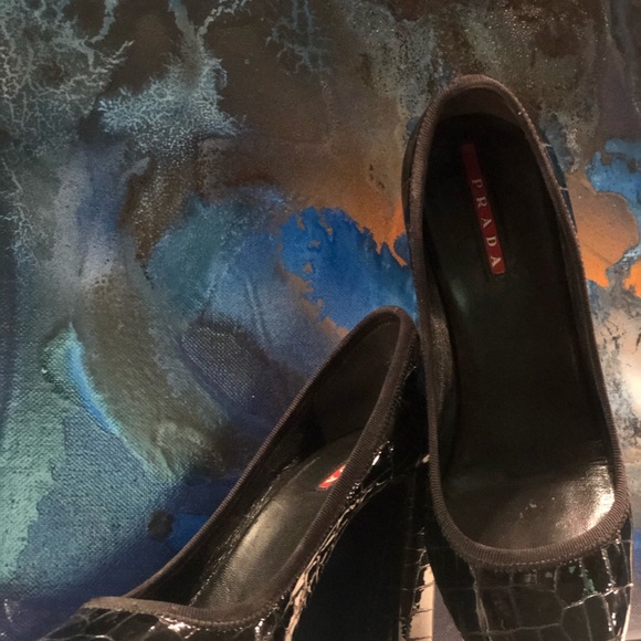 Prada croco print pump - Picture 2 of 2